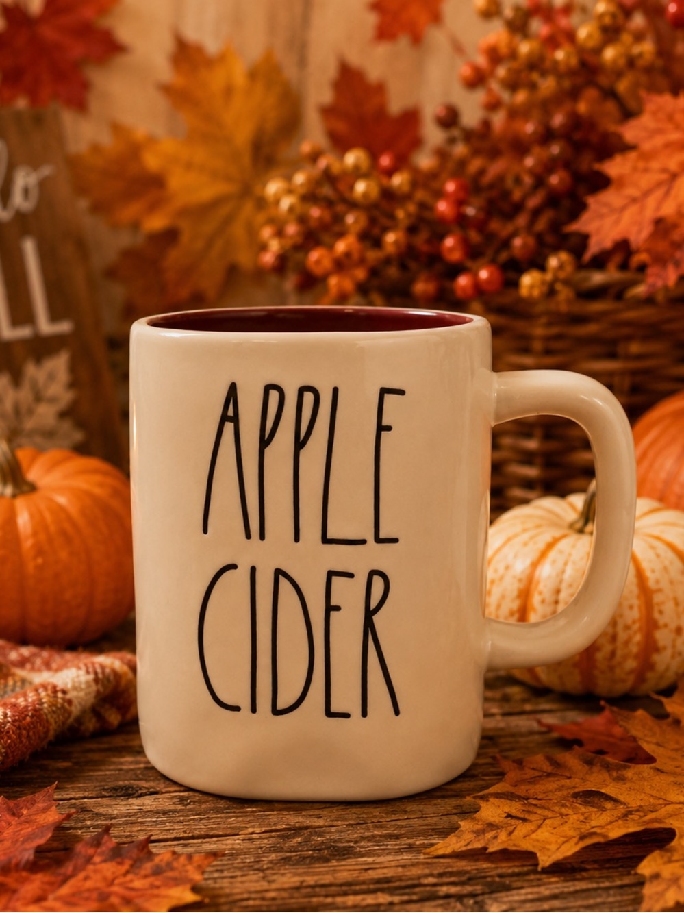 Rae Dunn APPLE CIDER Mug